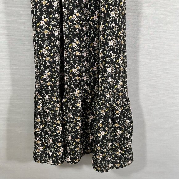 J Crew Mercantile Dress Womens Small Midi Superbloom Floral Flounce Romantic - Picture 3 of 10